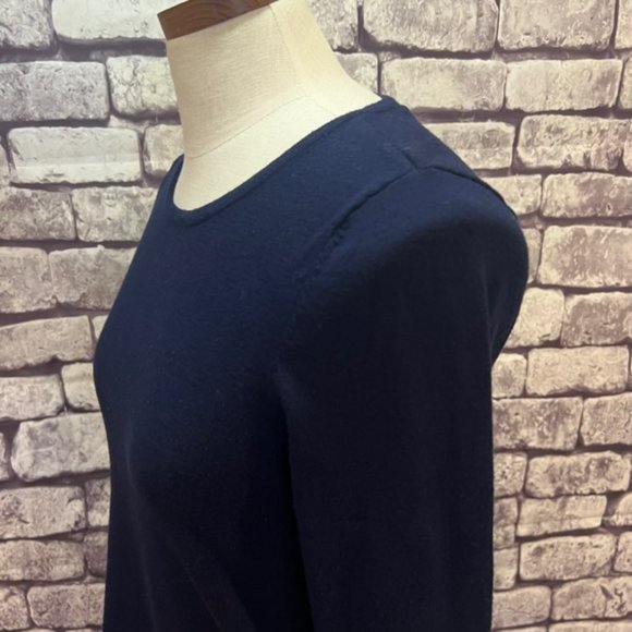 Chico's Navy Long Sleeve Pullover Sweater Size Small - Picture 5 of 9